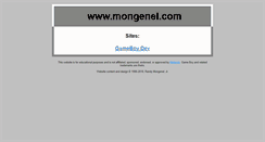 Desktop Screenshot of mongenel.com