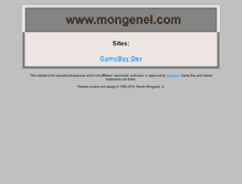 Tablet Screenshot of mongenel.com